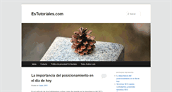 Desktop Screenshot of estutoriales.com