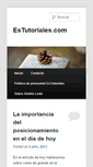 Mobile Screenshot of estutoriales.com